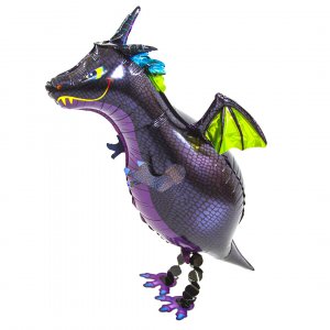 Фольгированный ходячий шар фигура (109 см.)”Сказочный дракон” 1 шт.