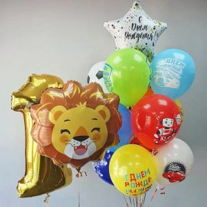 Набор воздушных шаров «Веселый львенок»