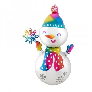 Шар A М/ФИГУРА Снеговик со снежинкой А30