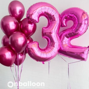 Набор шаров хром на 32 года