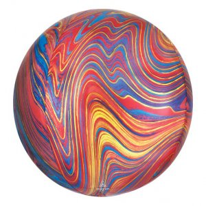 Шар сфера (40 см.) Мрамор Colorful, 1 шт.