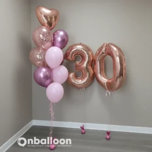 Набор шаров "Привет 30 лет!"
