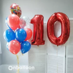 Шары на 10 лет "Пиксели"