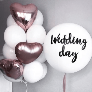 Набор шаров “Wedding day”