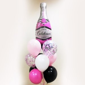 Букет шаров “Розовое шампанское”