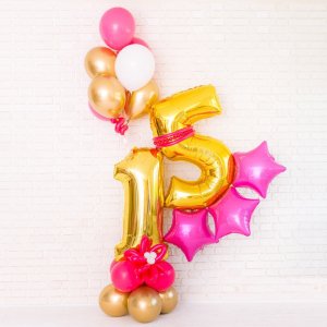 Поинт из шаров “День рождения 15 лет!”