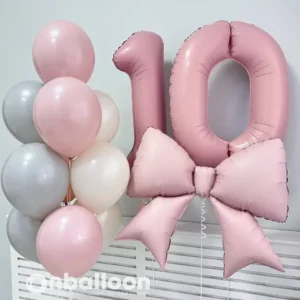Шары на 10 лет "Нежность"