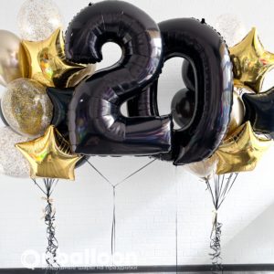 Набор из воздушных шаров на 20 лет