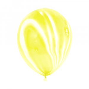 Шар Мрамор (12”/30 см) Желтый, агат