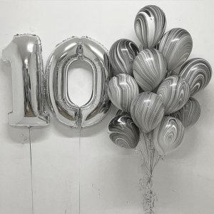 Воздушные шарики на День Рождения в 10 лет
