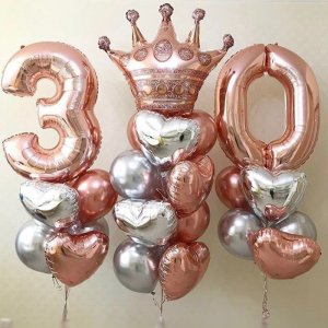 Набор шаров “Принцессе 30 лет”
