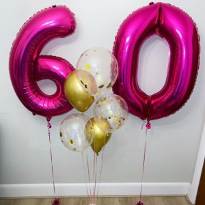 Шары на 60 лет “Яркая дата”