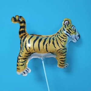 Маленький воздушный шар (14”/36 см), Тигр, Черные полоски