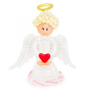 Фигура из шаров “Ангел на крещение”