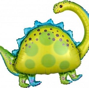 Шар (36”/91 см) Фигура, Динозавр Бронтозавр, 1 шт.