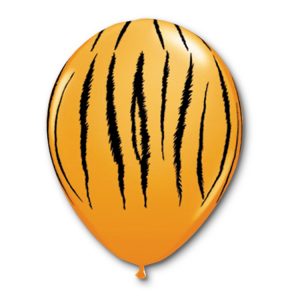 Шар (28 см.) Полоски тигр Orange, 1 шт.