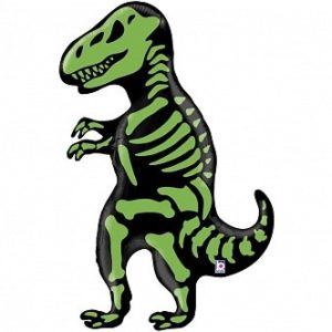 Шар (41”/104 см) Фигура, Палеонтология, Динозавр Тираннозавр, 1 шт.