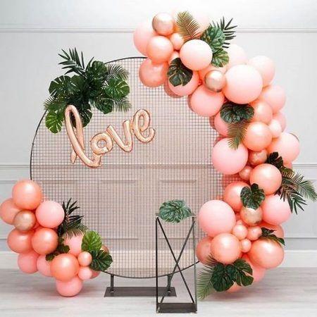 Как правильно украсить свадьбу воздушными шарами