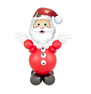 Фигура из шаров “Дед Мороз”