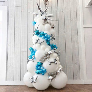 Фигура елка из шаров “На праздник”