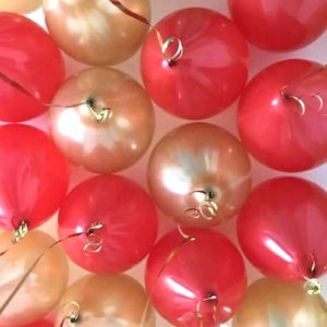 Шары под потолок “Красно-золотые” 13 шаров
