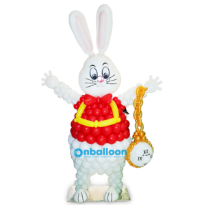 Плетеная фигура из шаров “Мартовский заяц”