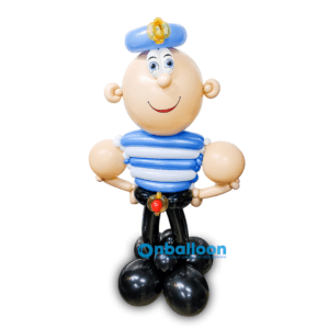 Плетеная фигура из шаров “Веселый моряк”