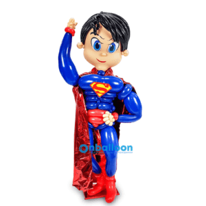 Плетеная фигура из шаров “Супермен”