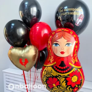 Набор шаров в народном стиле